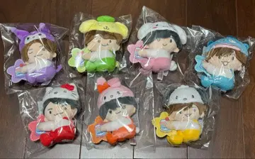 나니와단시 산리오 클립 마스코트 7종 세트