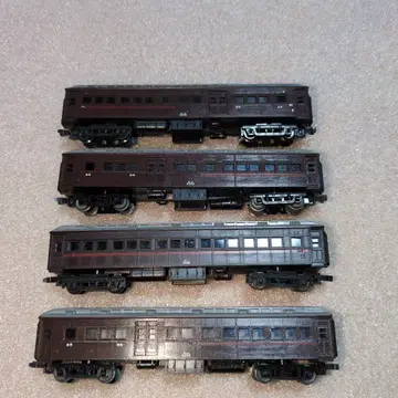 N게이지 국철 구여객차 브라운 4량