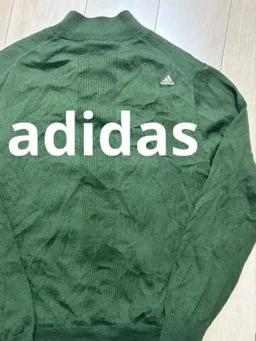 adidas 니트 풀 지퍼 자켓
