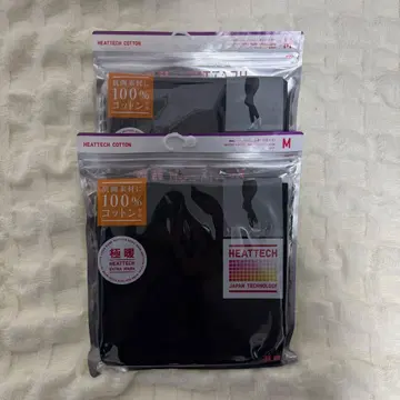 울트라 웜 히트텍 코튼 레깅스 (10부) M 사이즈 블랙