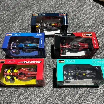 F1 미니카 컬렉션 1/43 스케일 세트