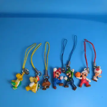 슈퍼 마리오 캐릭터 미니어처 스트랩