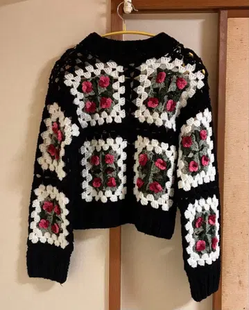 Merry Jenny 꽃무늬 니트 스웨터 긴팔