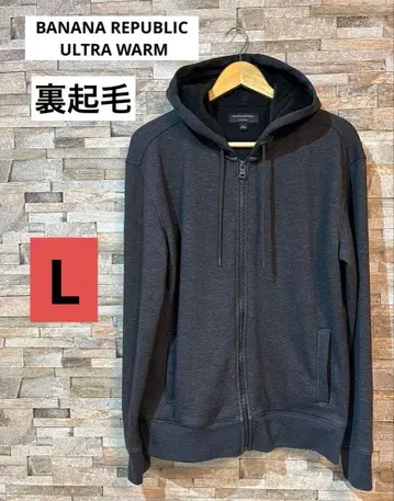 BANANA REPUBLIC 울트라 웜 풀 집업 후드티 속기모 L