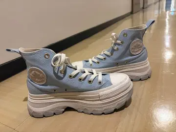 CONVERSE 스카이블루 통굽 하이컷 스니커즈