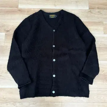 UNIVERD72 모헤어풍 가디건 블랙 L 사이즈