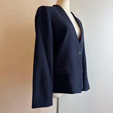 AG 바이 아쿠아걸 노카라 자켓 블랙