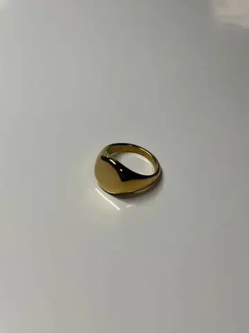 츠네타 다이키 착용 반지 12호 골드 핑키링