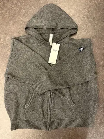 Alo Yoga S 사이즈 풀 집업 후드티 아우터 상의 겨울 의류 니트