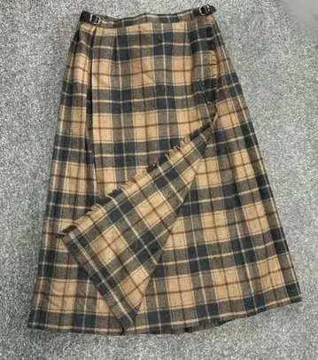 새상품급 오닐 오브 더블린 롱 랩 스커트 플리츠 스커트 핀 포함 L