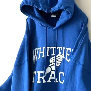 길단 WHITCIER TRACK 후드티 XL 블루 파랑 구제 의류