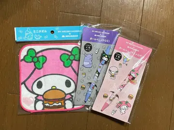 모스버거 마이멜로디 쿠로미 볼펜 미니 타월