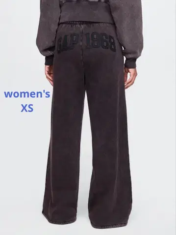 [ 새상품 ] GAP women's 속기모 와이드 스웨트 팬츠 xs