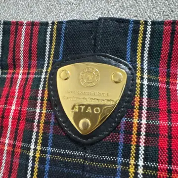 ATAO 체크 무늬 숄더백