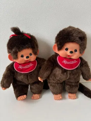 Monchhichi 봉제 인형 2체 세트 프리미엄 스탠다드 L