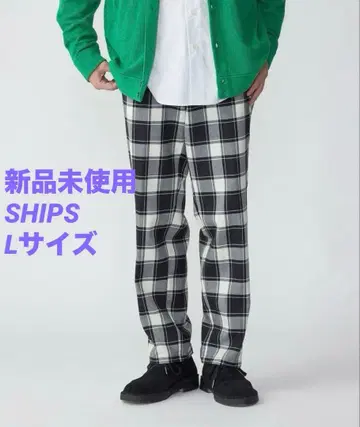 SHIPS 체크 팬츠 트라우저