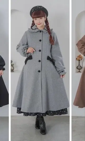 시마무라 아오키 미사코 코트 미사용 택 없음