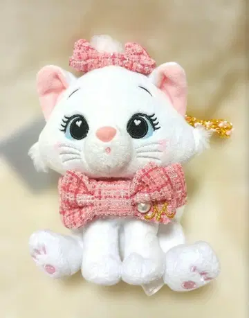 마리 아리스토캣 봉제 인형 키링 키체인 트위드 디즈니