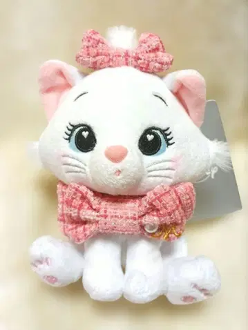 마리 아리스토캣 봉제 인형 키링 키체인 트위드 디즈니