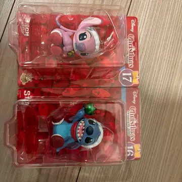 스티치 엔젤 크리스마스 오너먼트 세트