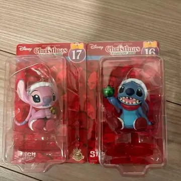 스티치 엔젤 크리스마스 오너먼트 세트