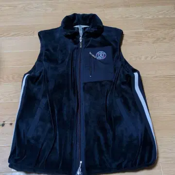 블랙 플리스 베스트 M 사이즈