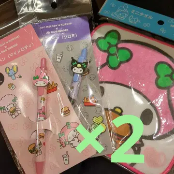 모스버거 와이와이 마이멜로디 쿠로미 3종 세트 2