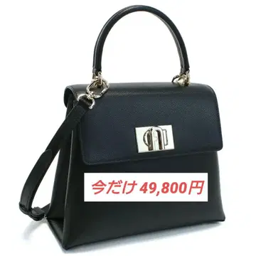 훌라 FURLA FURLA 1927 핸드백 아치 로고 블랙