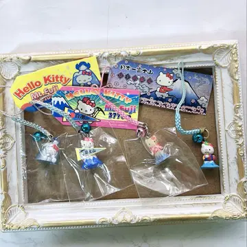 헬로키티 시즈오카 한정판 후지산 끈 장식 세트