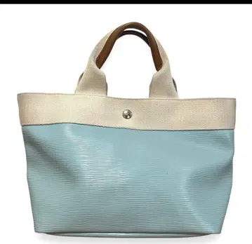 연한 블루 탑카피 미니 토트백 네오 가죽 인기