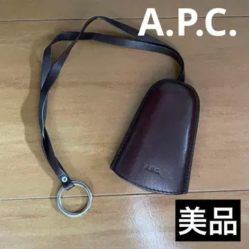 [ 새상품급 ] A.P.C. 키링 키케이스 천연 가죽 apc