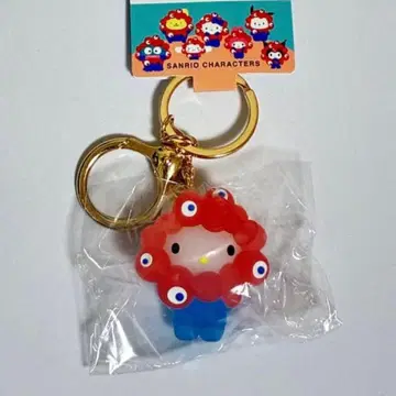 헬로 키티 산리오 미야쿠미야쿠 클리어 컬러 마스코트 키링