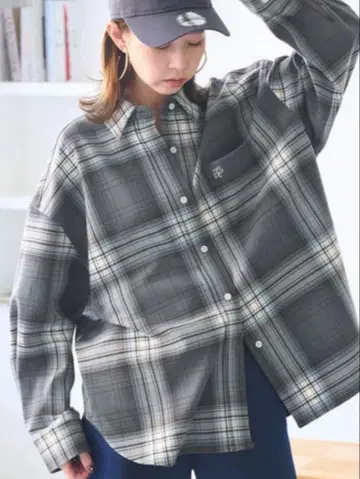 [로페피크닉] 체크 셔츠(두꺼운 원단)