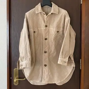 nest Robe 네스트로브 코튼 몰스킨 빅 셔츠 자켓