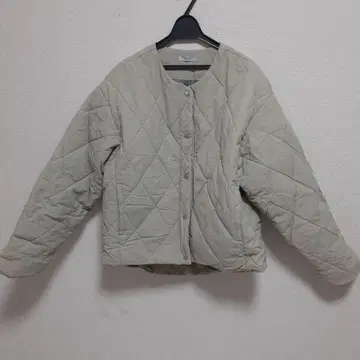 퀼팅 자켓 카키 M