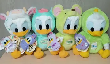 디즈니 도날드 손가락 인형 포함 십이지신 봉제 인형 세트