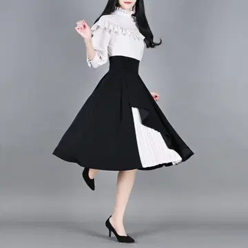 노스 프로젝트 플뢰르 블라우스 & 프린델 스커트 세트 아카쿠라 콜라보