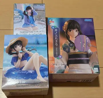 리코리스 리코일 이노우에 타키나 피규어 3종 세트 미개봉 새상품