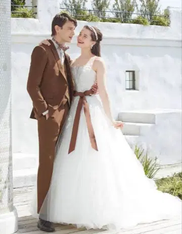 와타베 웨딩 브라운 턱시도 Barbie 바비