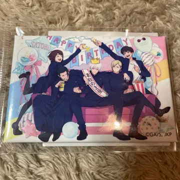 주술회전 고죠 사토루 BIRTHDAY 스퀘어 캔뱃지 MAPPA