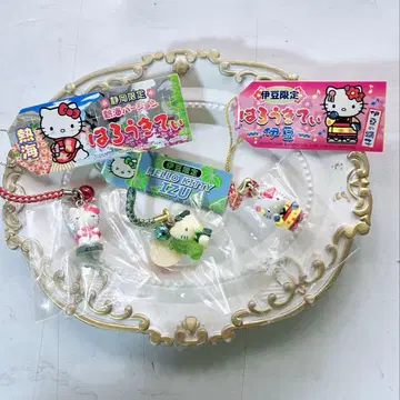 헬로키티 시즈오카 한정판 이즈 스트랩 세트