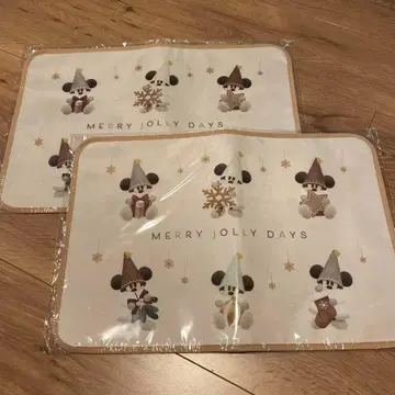 Disney 크리스마스 2025 수베니어 런천 매트 2개 세트