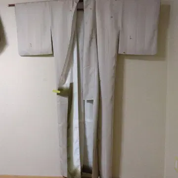 연한 그레이 기모노 코몬 후쿠로 오비 가능