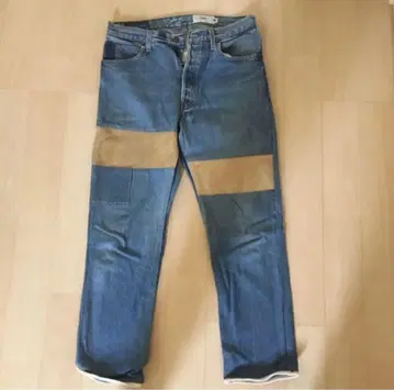 niche. 니치 데님 청바지 가죽 패치