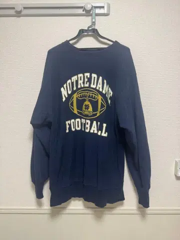 NOTRE DAME 풋볼 트레이닝복 네이비