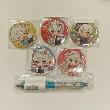 마후마후 DMM 스크래치 캔 배지 샤프 미개봉 새상품