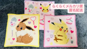 FEILER 페이러 포켓몬 이브이 피카츄 손수건 3개 세트 새상품급