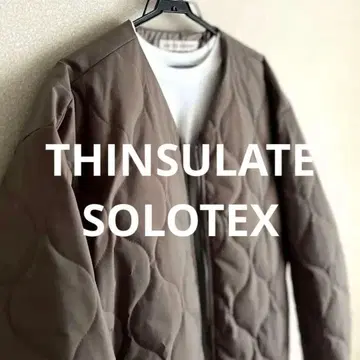 [고급] 퀼팅 자켓 S 베이지 유나이티드 애로우즈