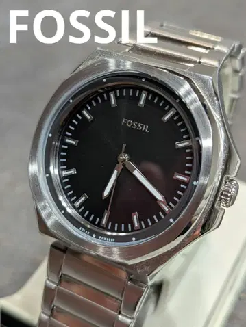 가동품 FOSSIL 파슬 BQ2765 솔라 손목시계 팔각형