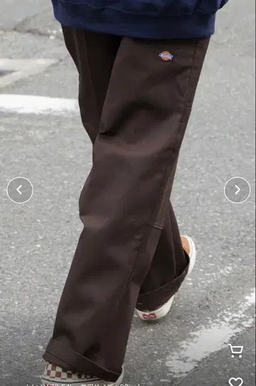 Dickies 다크 브라운 워크 팬츠